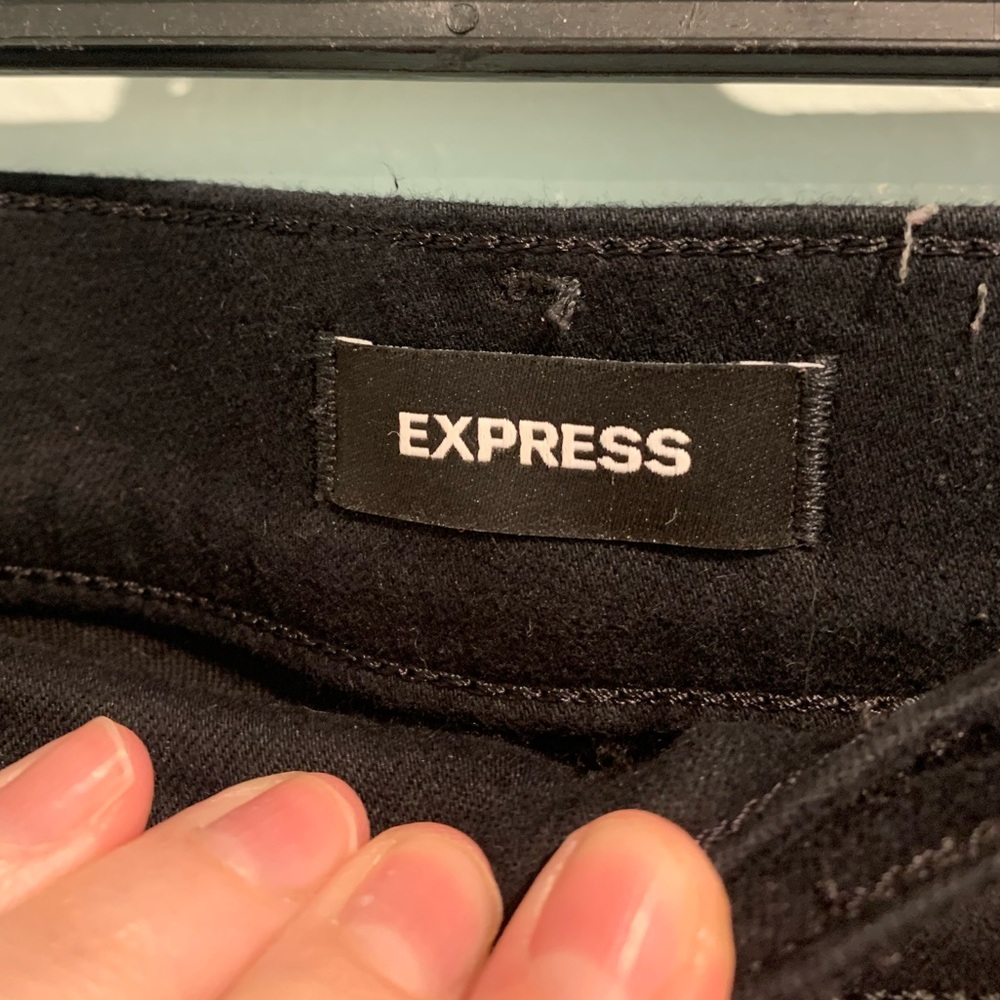 Express Skyscraper Split Hem Jeans - image 3